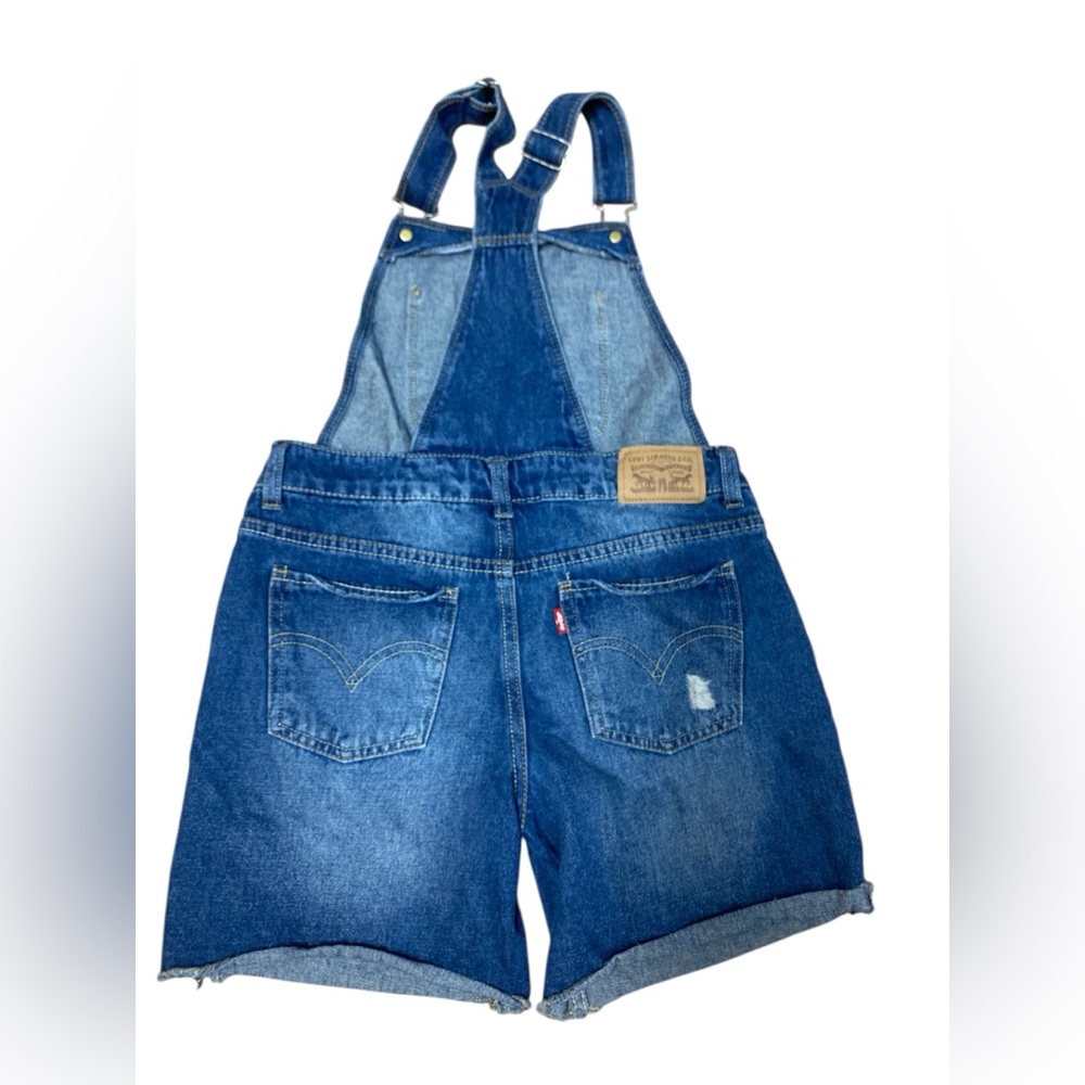 Levi's Classic Blue Denim Shortalls